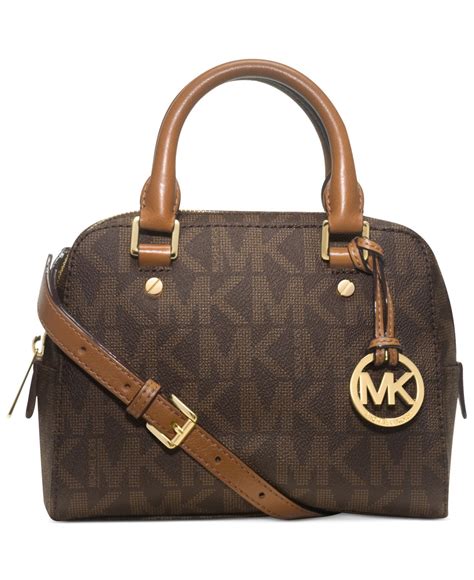 michael kors small satchel handbag.